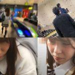 痴漢をされて漏れ出る声が周囲にバレないように口を押さえる女…一般的な痴漢AVでは見られない映像です